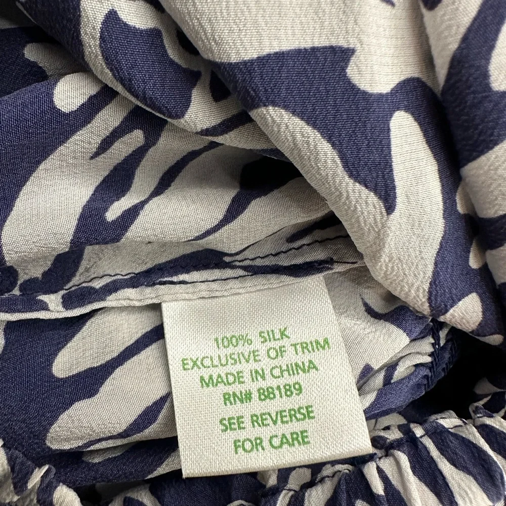 Lilly Pulitzer Silk Blouse XS - Picture 4 of 4